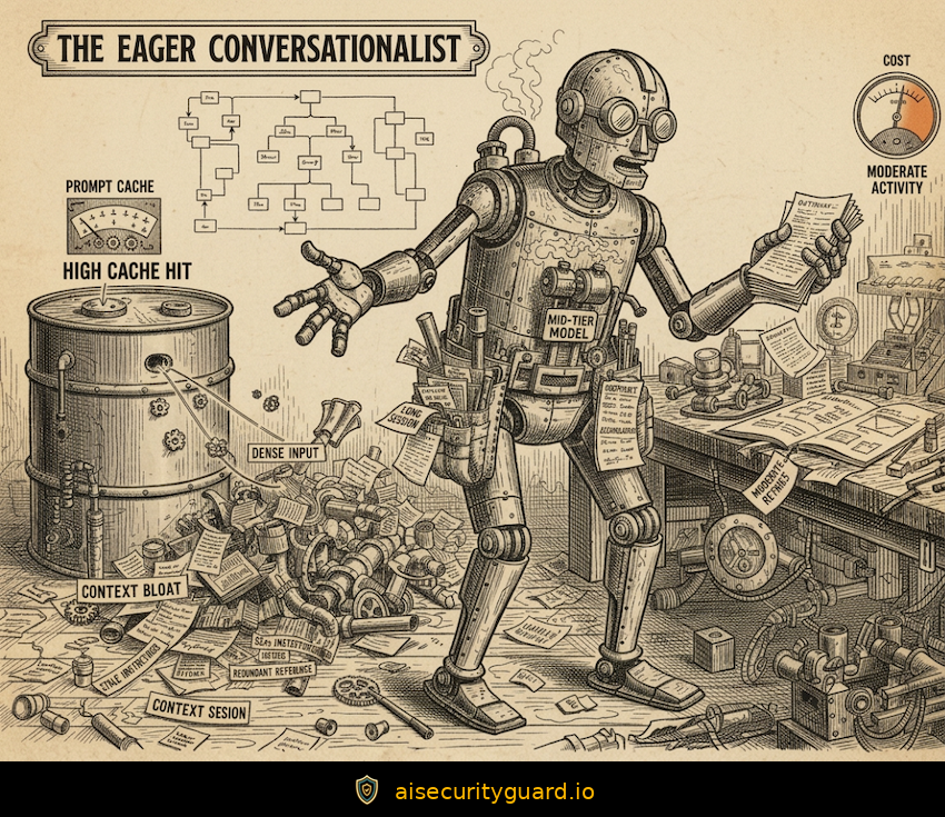 Eager Conversationalist archetype — enthusiastic but expensive LLM usage patterns