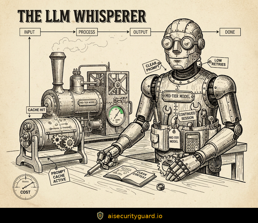 LLM Whisperer archetype profile — the most cost-efficient LLM user