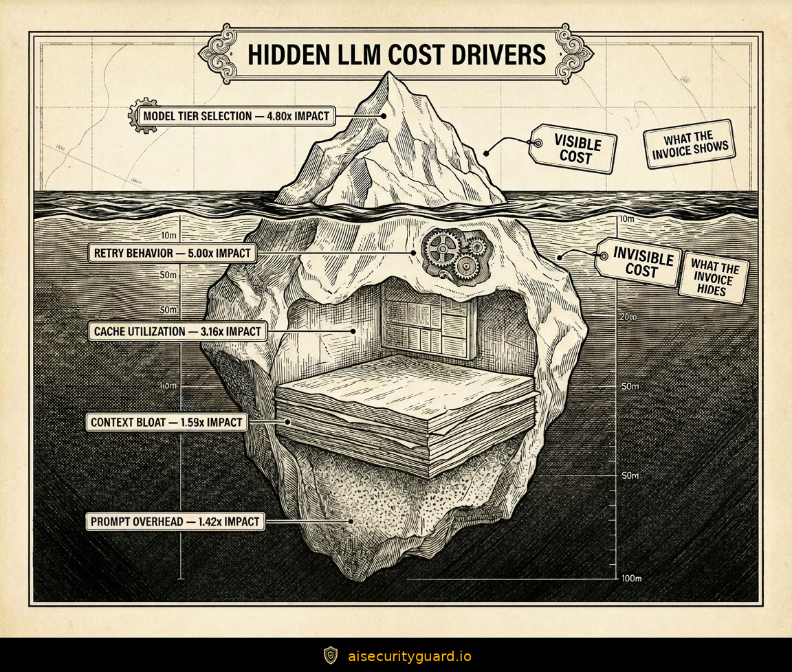 Hidden cost drivers in LLM usage visualized